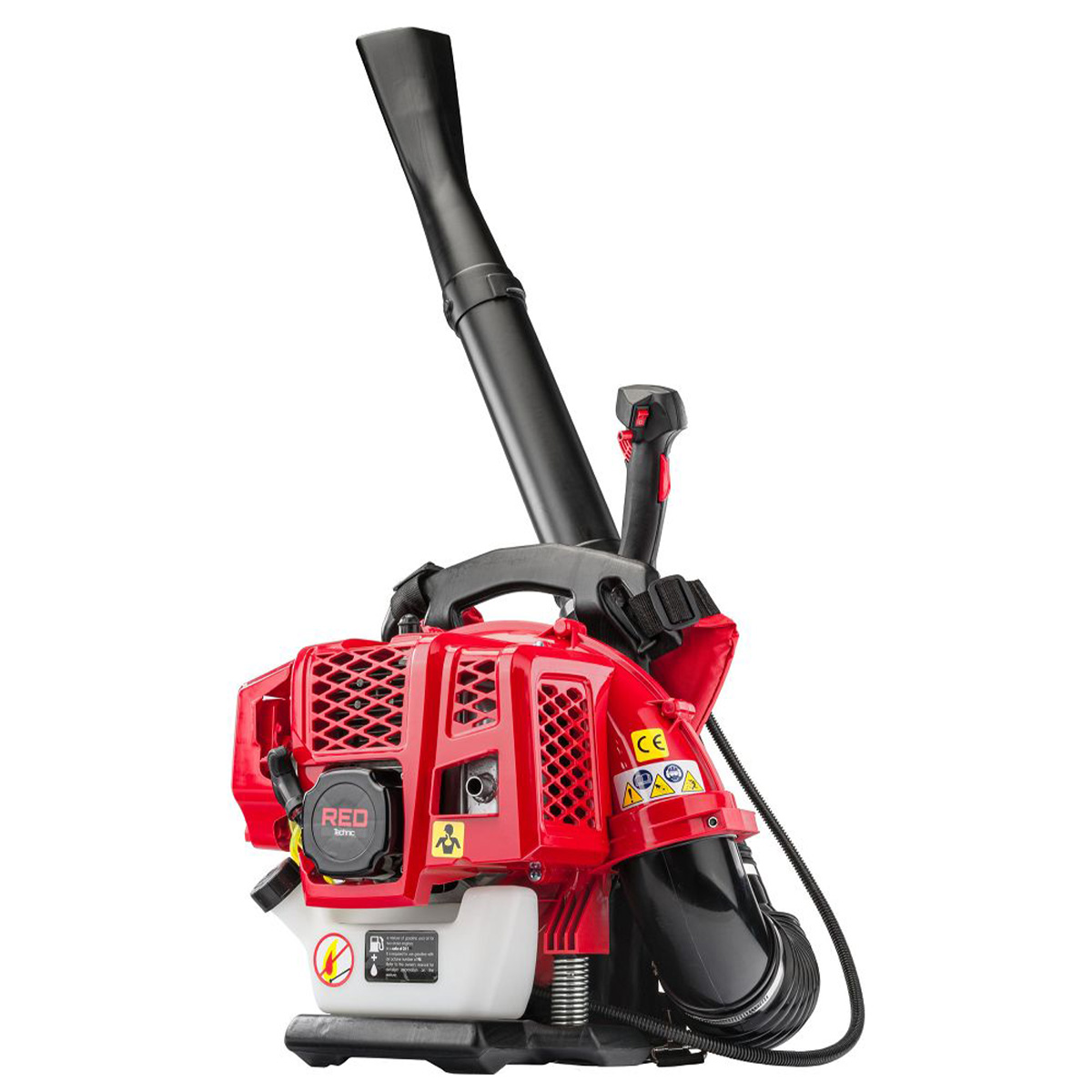 Повітродувка бензинова з функцією пилососа 2-тактна, 1360 м³/год, Red Technic RTODL0059 для листя