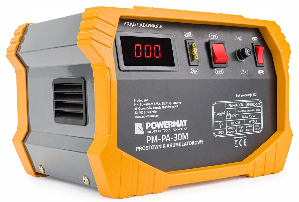 Пристрій зарядний Powermat PM-PA-30M, 12 В, 24 В al