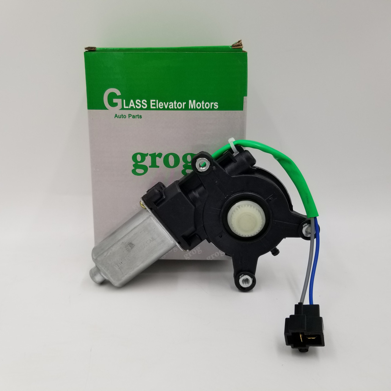 Мотор склопідіймача лівий Ланос, Сенс (під шестерню) grog Корея