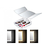 Настільне потрійне дзеркало My Fold Away з LED-підсвіткою й органайзером Портативне сенсорне дзеркало, фото 5