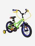 Велосипед для хлопчиків Stern Robot 14", Зелений, 95-120, фото 2
