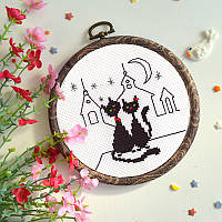 Набір для вишивання хрестиком ТМ "Повітруля" Місячна ніч P1-023