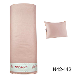 Поплін однотонний, пудровий (теплий відтінок) №42