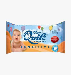 Дитячі вологі серветки Cardificio Italiano Quik Sensitive 72 шт