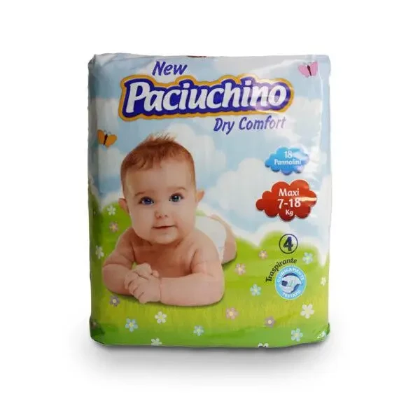 Підгузки Cardificio Italiano Paciuchino 4 L (7-18кг) 18 шт