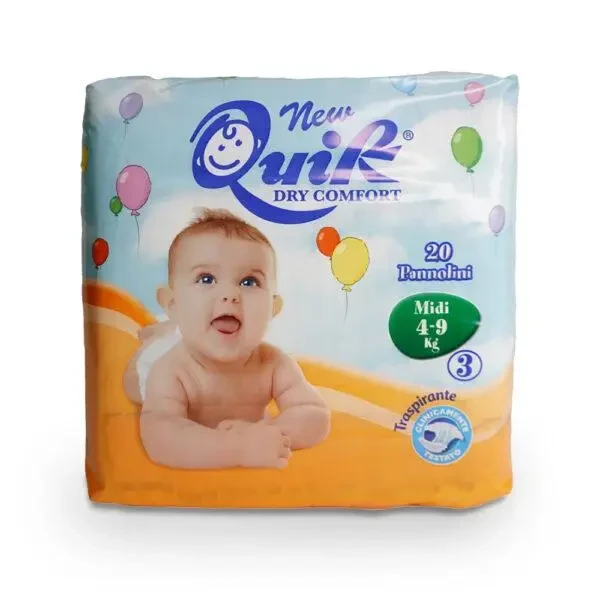 Підгузки Cardificio Italiano Quik 3 M (4-9кг) 20 шт