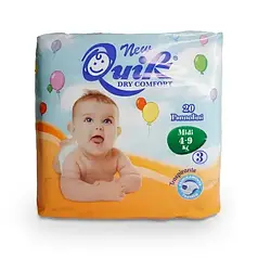 Підгузки Cardificio Italiano Quik 3 M (4-9кг) 20 шт