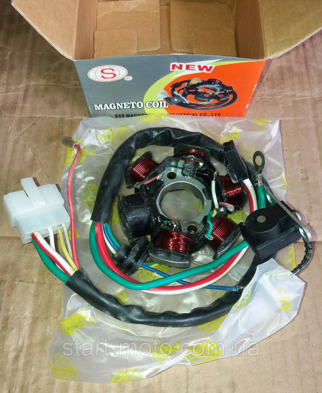 Генератор 5+1 котушок Honda 49cm3 Таст-AF24|30|31|51 Dio18|25|27|28 фірма (SL)