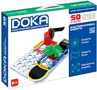 Конструктор электронный DOKA Альтернативная энергия (50 схем) (D70711)