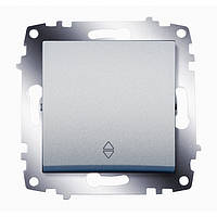 Вимикач 1-кл прохідний (з двох місць) алюміній Cosmo ABB