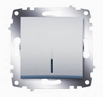 Вимикач 1-кл алюміній Cosmo ABB