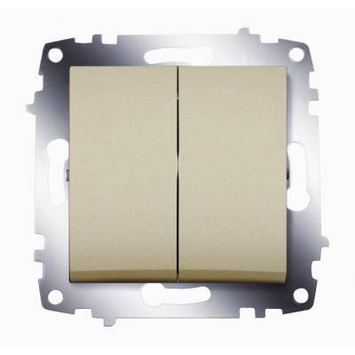 Вимикач 2-кл титан Cosmo ABB