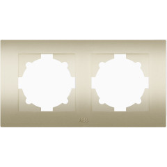 Рамка 2 постова шампань Cosmo ABB