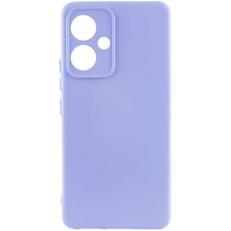Чохол Silicone Cover Lakshmi Full Camera (AA) для Xiaomi Redmi 13 4G / Poco M6 4G | Мікрофібра Бузковий / Dasheen, фото 1