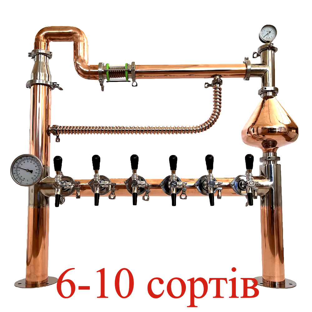 Пивна колона "Midnyk copper Exclusive" 3.0 на 6 сортів