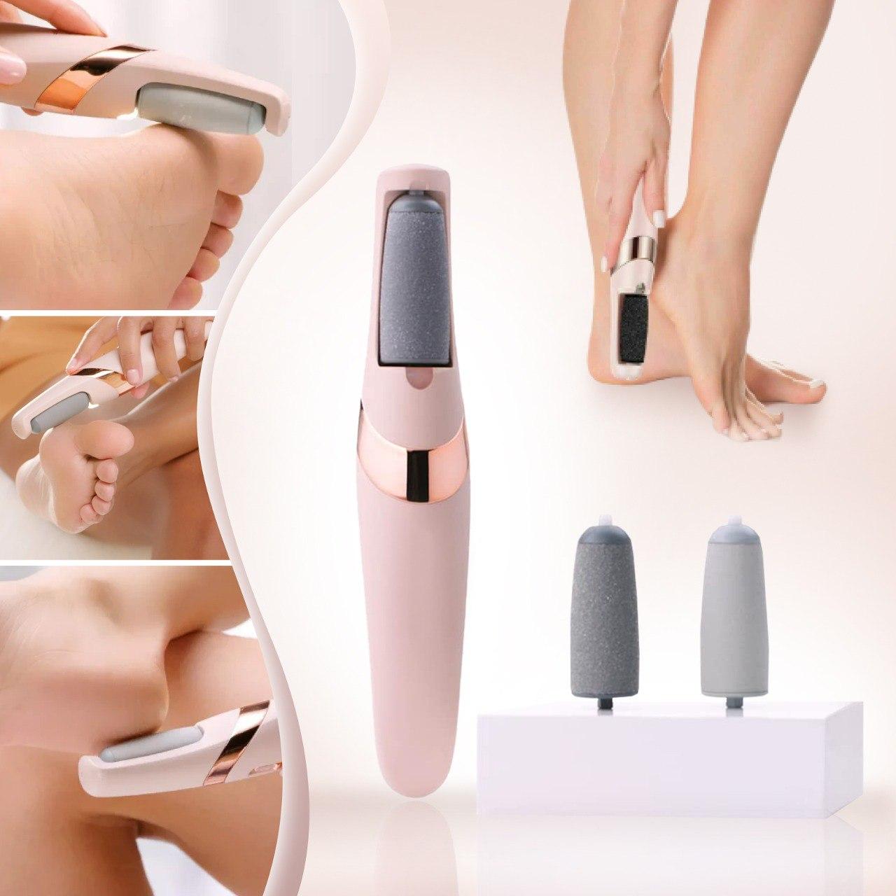 Flawless Pedi електрична пемза для апаратного педикюру з 2 насадками