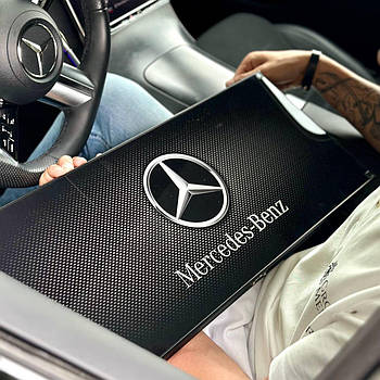 Нарди зі скла MERCEDES-BENZ 61×27×5см подарунок для автолюбителя