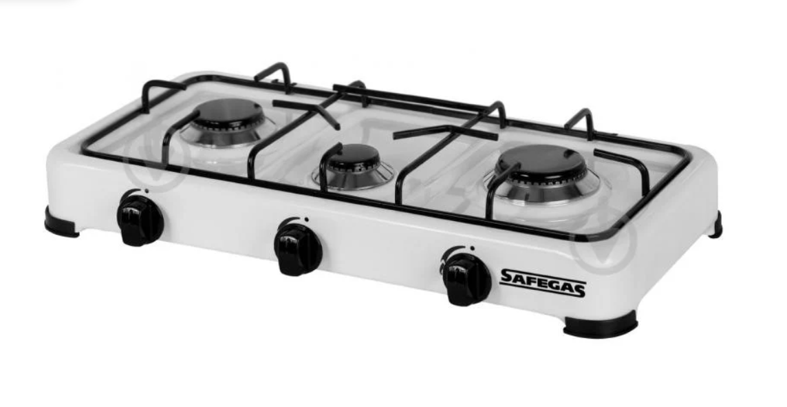 Газова плита Safegas настільна на 3 комфорки, фото 1