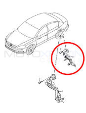 Датчик дорожнього просвіту з тягою 3C0941309B Volkswagen Passat B6 B7 CC Tiguan Golf в зборі задній, фото 5