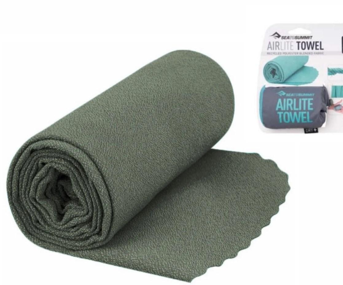 Рушник туристичний із мікрофібри 100х50 Airlite Towel від Sea To Summit Sage, M, фото 1
