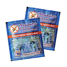 Засіб від молі та для ароматизації Global Лаванда 1 уп / 10 табл.