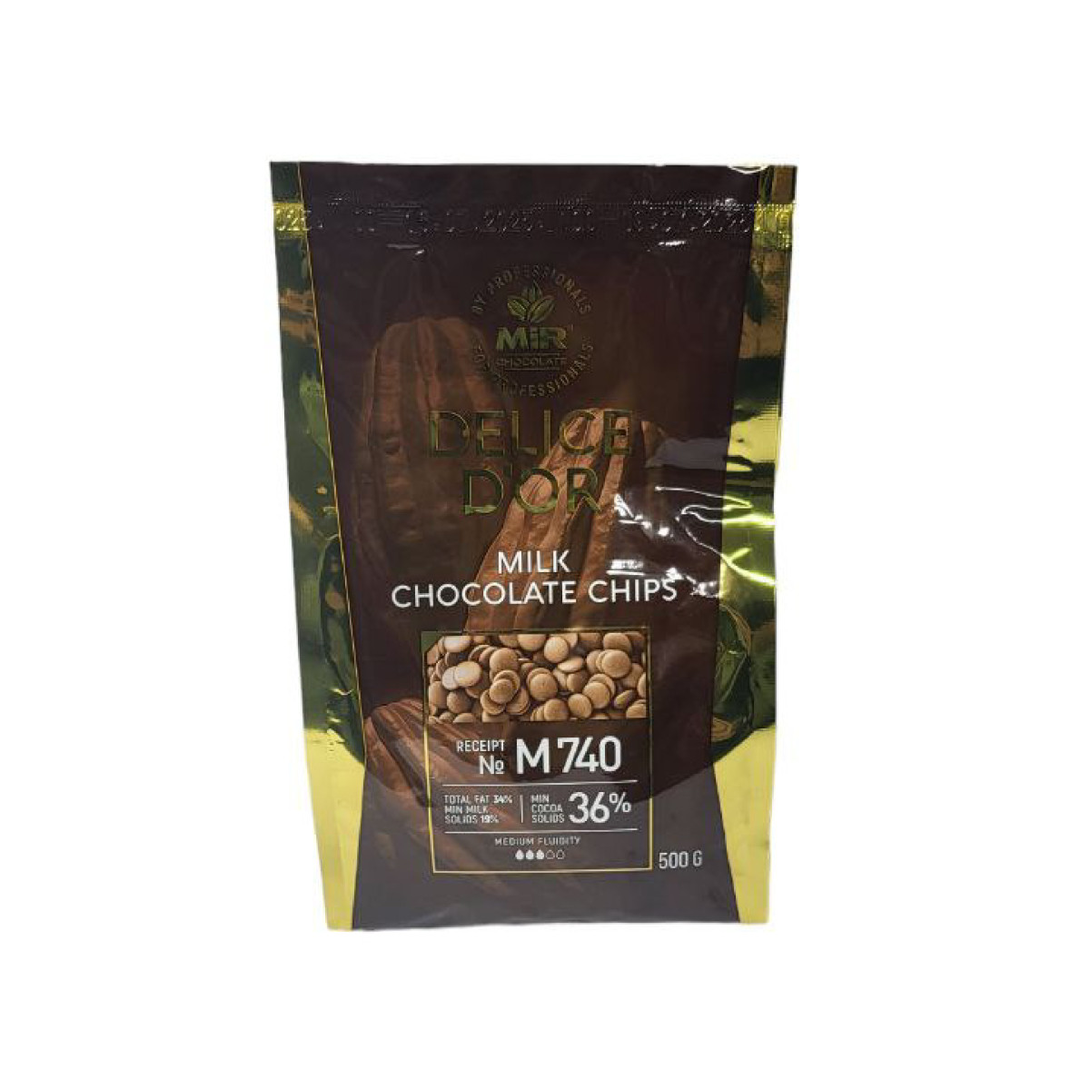 Молочний шоколад  Milk M740 36% Delice D`OR, 500г