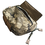 Підсумок напашник з відділом під балістичний пакет з кріпленням липі (ММ-14), фото 7