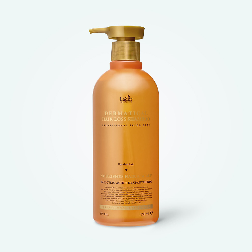 La'dor Dermatical Hair-Loss Shampoo For Thin Hair Зміцнювальний шампунь проти випадіння для тонкого волосся