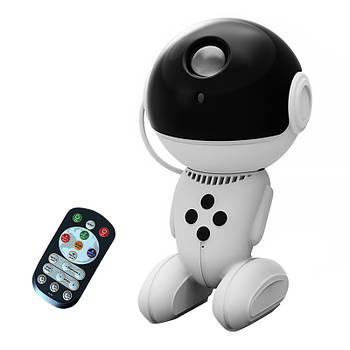 Проєктор Lesko Black Hole Galaxy Projector з таймером і обертом на 360° градусів бездротовий 11 шт.