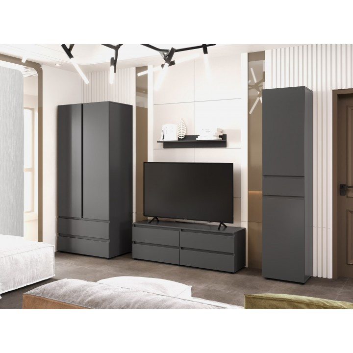 Вітальня Лайт 1 графит 2.75*52*208 см, фото 1