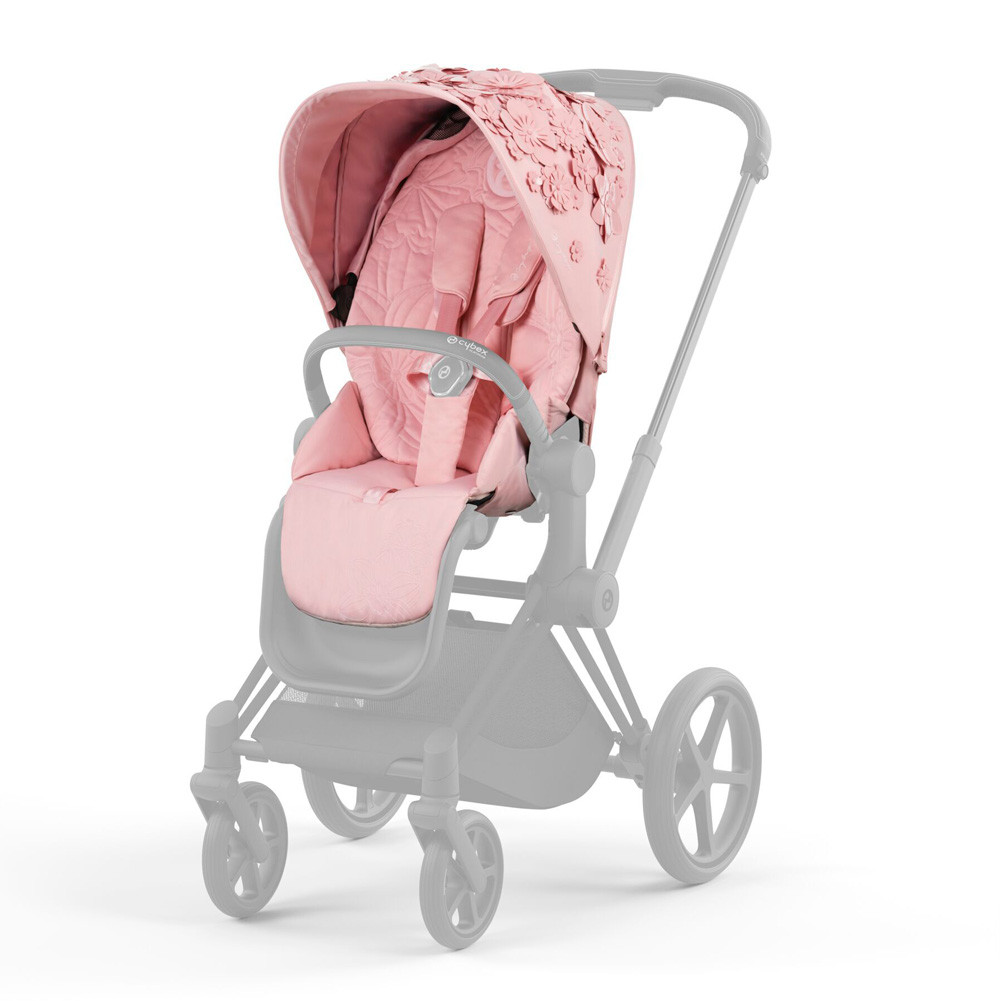 Чохол тканинний для прогулянкового блоку Cybex Priam Simply Flowers Pink