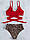 Роздільний жіночий купальник з плавками на високій посадці, фото 3