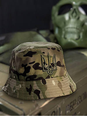 Панама тактична з вишитим Тризубом