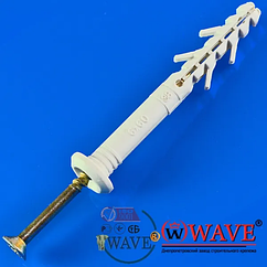 Дюбель 6х60 із шурупом "грибок" 100шт/уп