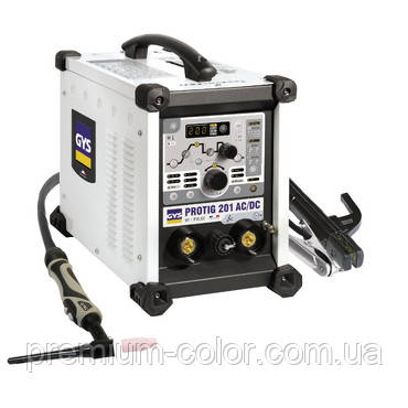Апарат аргонодугового зварювання PROTIG 201 AC/DC FV з аксесуарами SR26DB, фото 1