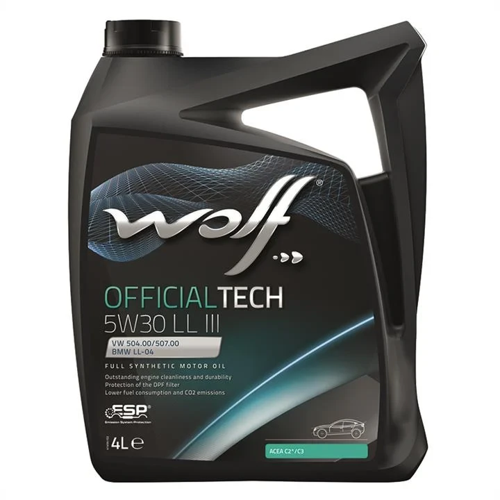 Моторна олива Wolf Oil Officialtech C3 LL III 5w30 4 л