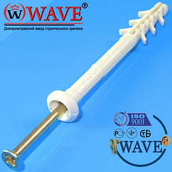 Дюбель 6х80 із шурупом "грибок" 100шт/уп