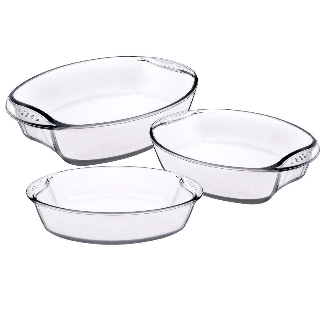 Набір овальних деко 3 шт 9170-3/9170-2/9170