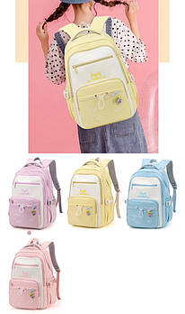 Спортивний шкільний рюкзак міський 47*35 см на блискавці з кишенею в різних варіантах Liza