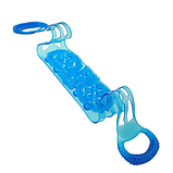 Силіконова масажна мочалка для спини + проти целюліту з ручками, фото 4