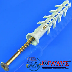 Дюбель 8х60 із шурупом "потай" 100шт/уп