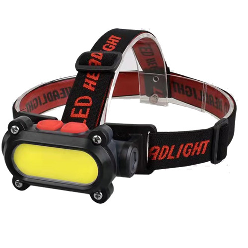 Ліхтар налобний BL-209-COB (white+red) (ЗП USB-Micro, вбудований акумулятор, Waterproof, 4Р)
