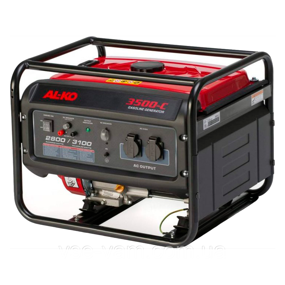 Малошумний бензиновий генератор AL-KO 3500 C граничною потужністю 3.1 кВт, фото 1