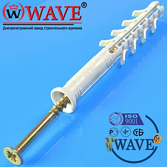 Дюбель 8х80 із шурупом "потай" 100шт/уп