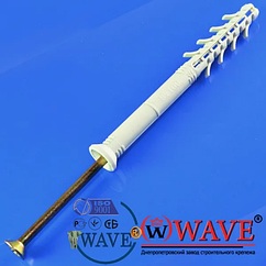 Дюбель 8х100 із шурупом "потай" 50шт/уп