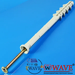 Дюбель 8х120 із шурупом "потай" 50шт/уп