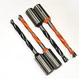 HERO Свердло глухе 4,5х70 D=4,5 мм, L = 70 мм, S = 10x20 мм Ліве, фото 3