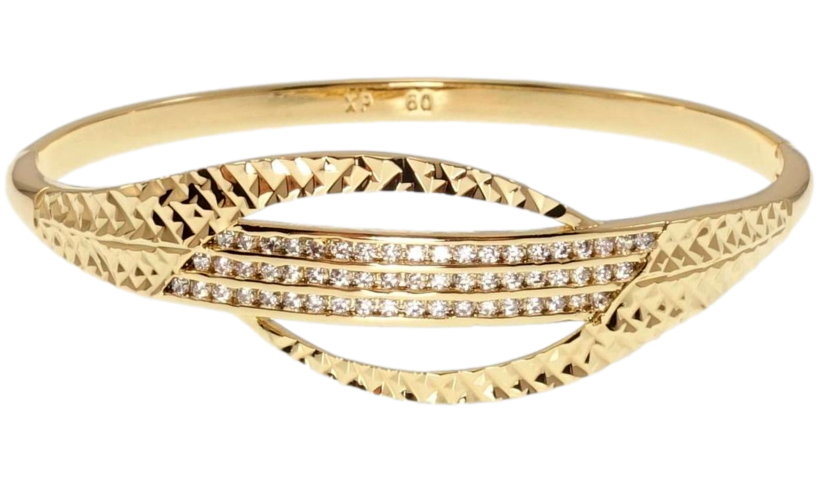 Браслет Xuping Позолота 18K "Єднання" ø 6см