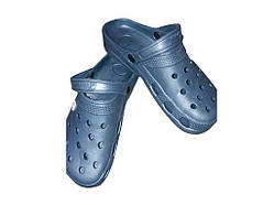 Капці пляжні підліткові (6 пар) CROSS темно-сині (36-41р.) ТМ CROSS