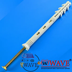 Дюбель 10х120 із шурупом "потай" 50шт/уп